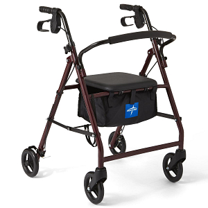 Rollator 6" wheels (Burgundy)